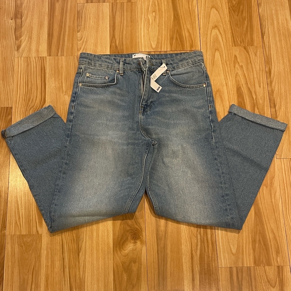 ASOS Classic Light Wash Straight Leg Jeans - unisex